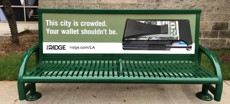 Advantages of Bus Bench Ads