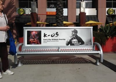 K-OS Bench Hollywood